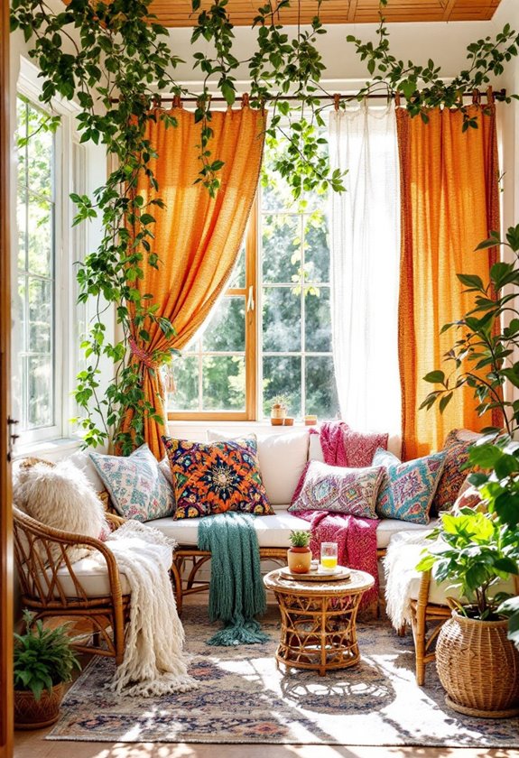 vibrant outdoor fabric curtains