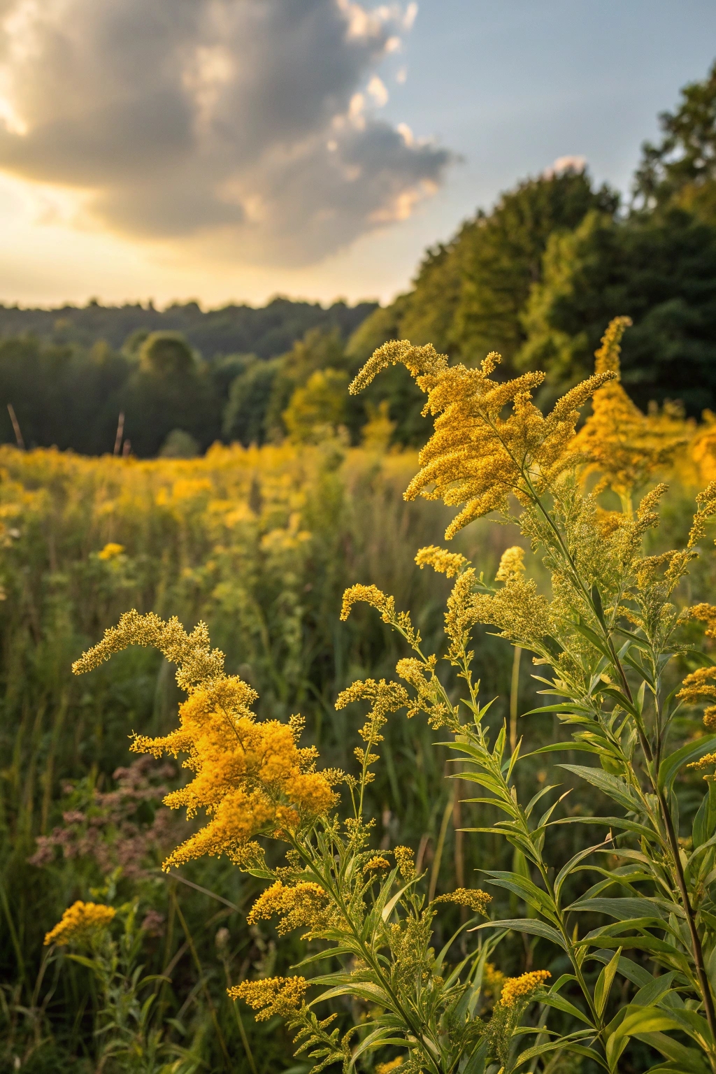 bright yellow flowering plant