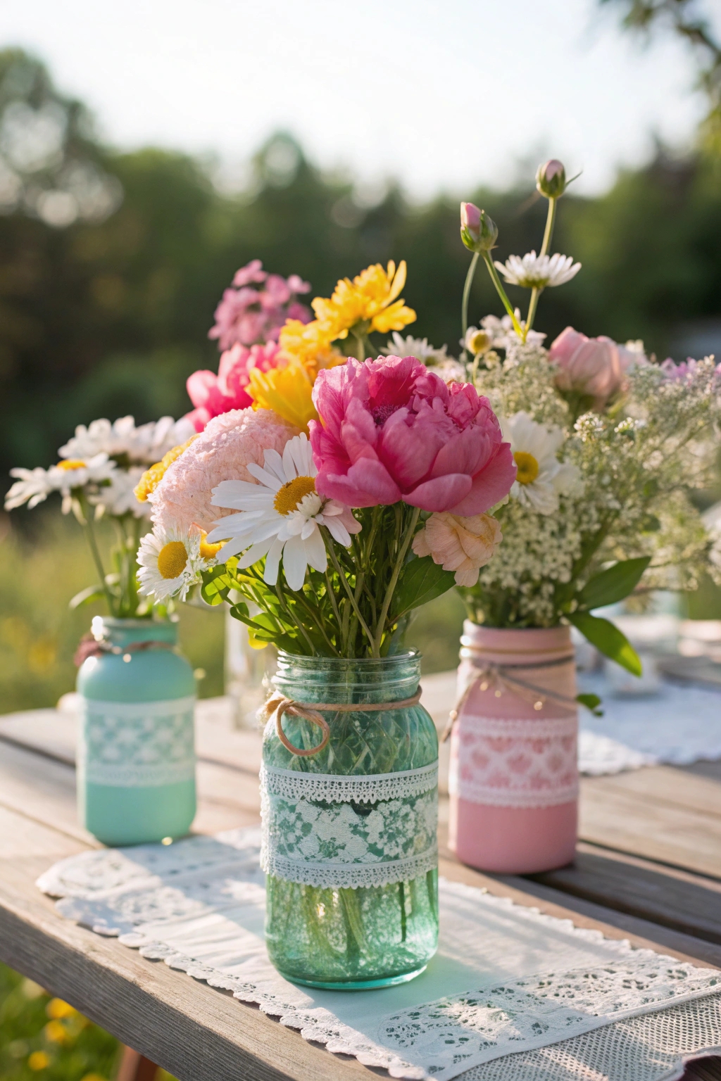 charming rustic table decorations