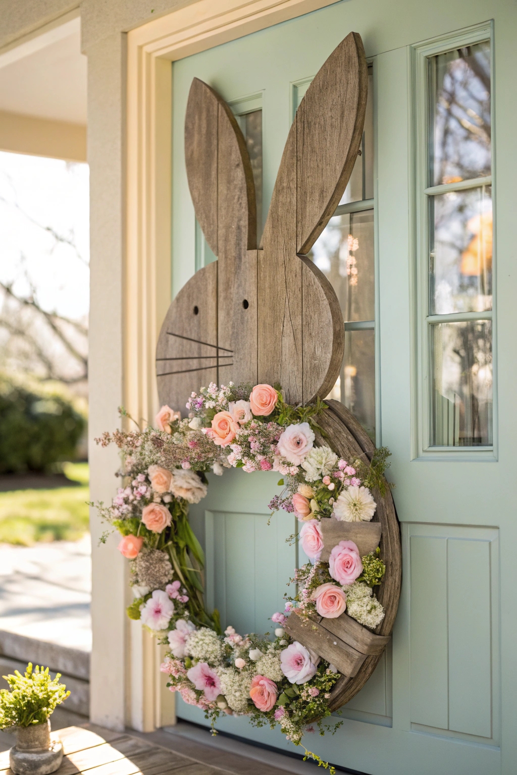 charming woodland easter decoration