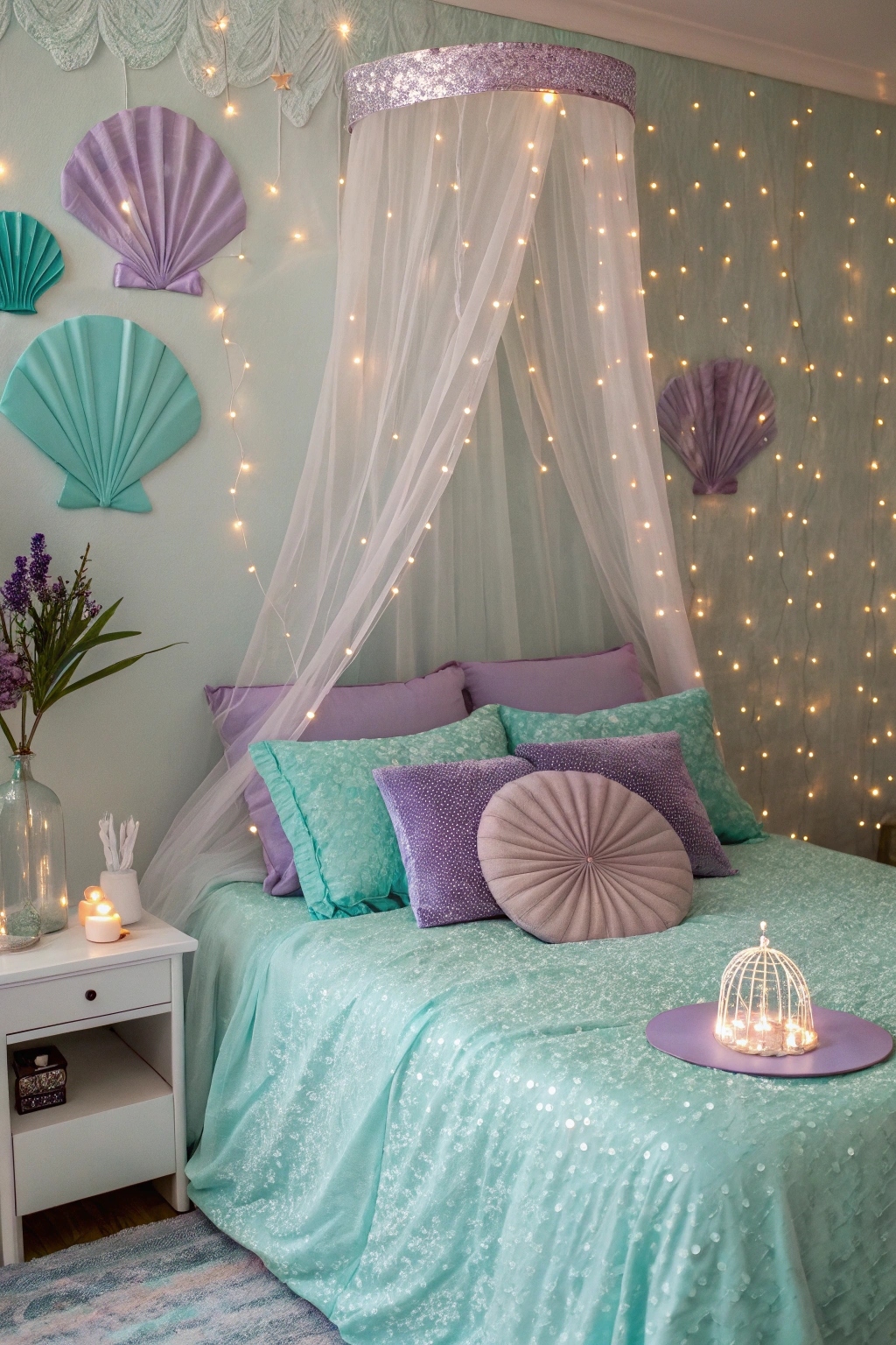 choose shimmering decor pieces