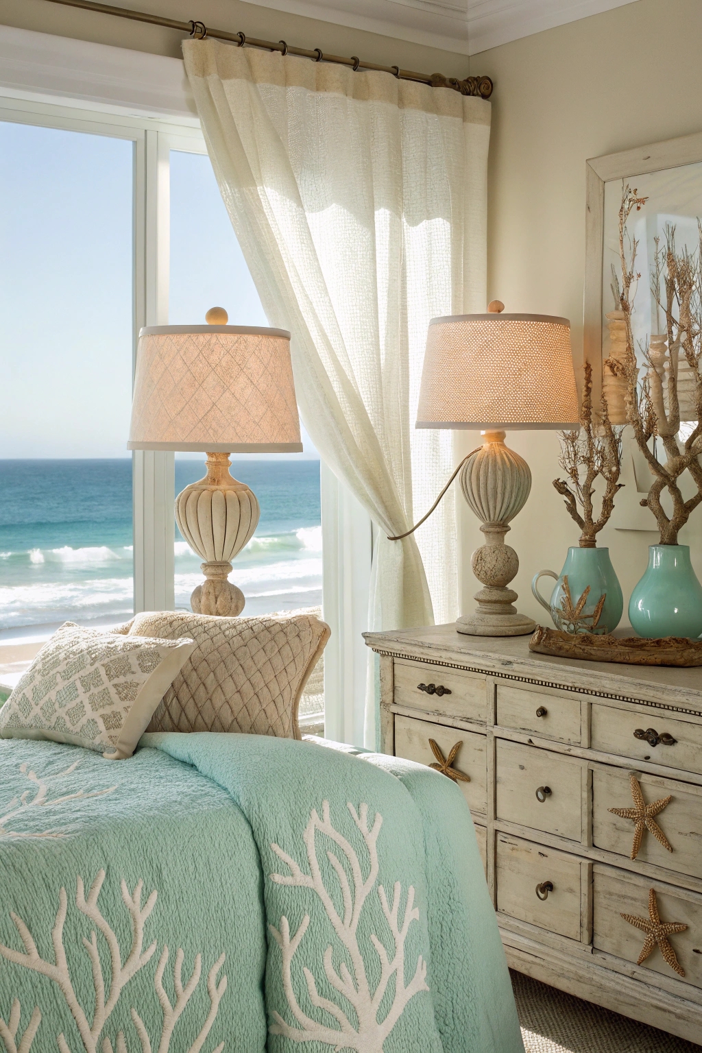 coastal inspired lighting decor