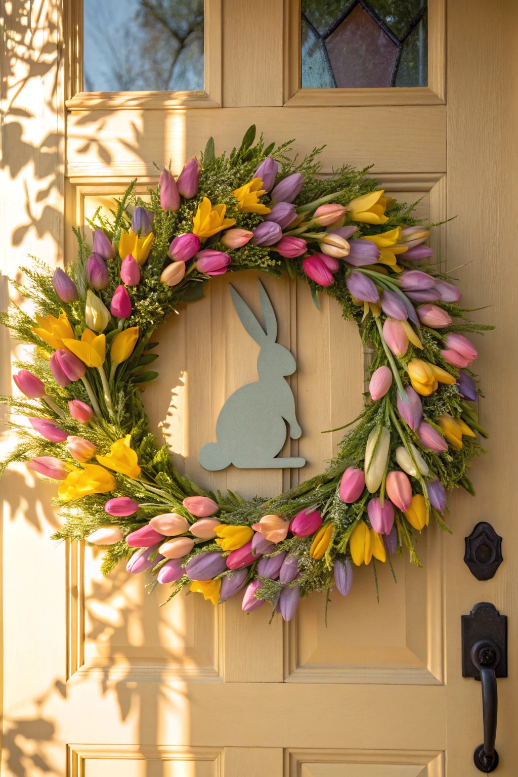 colorful spring floral decoration
