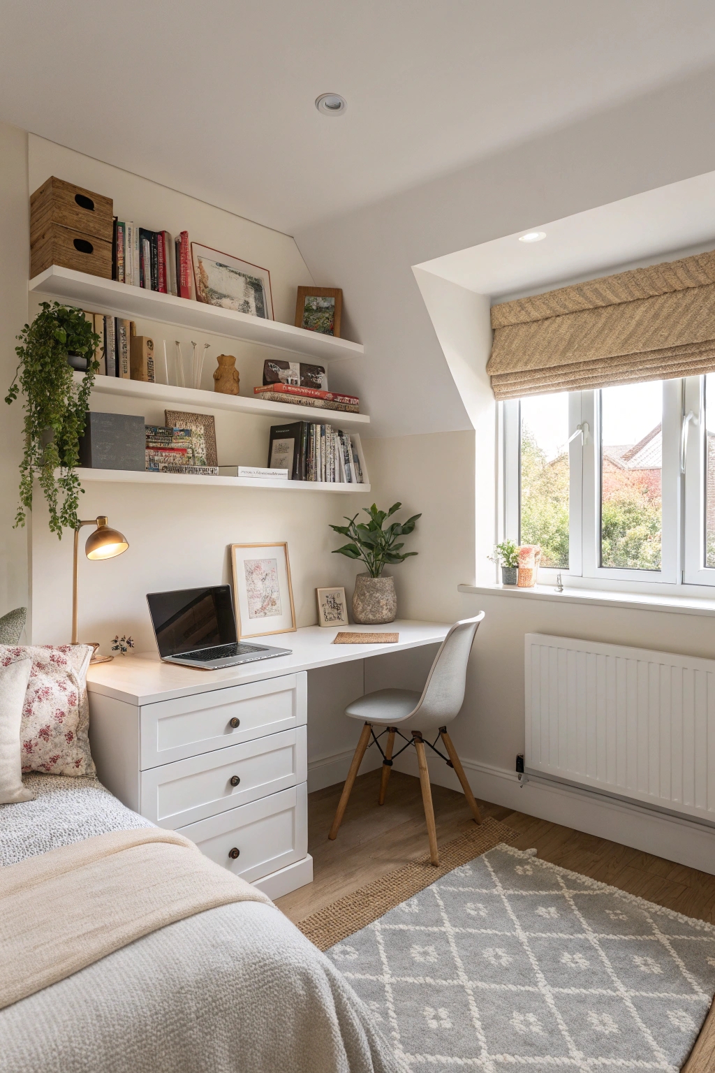 cozy corner workspace design