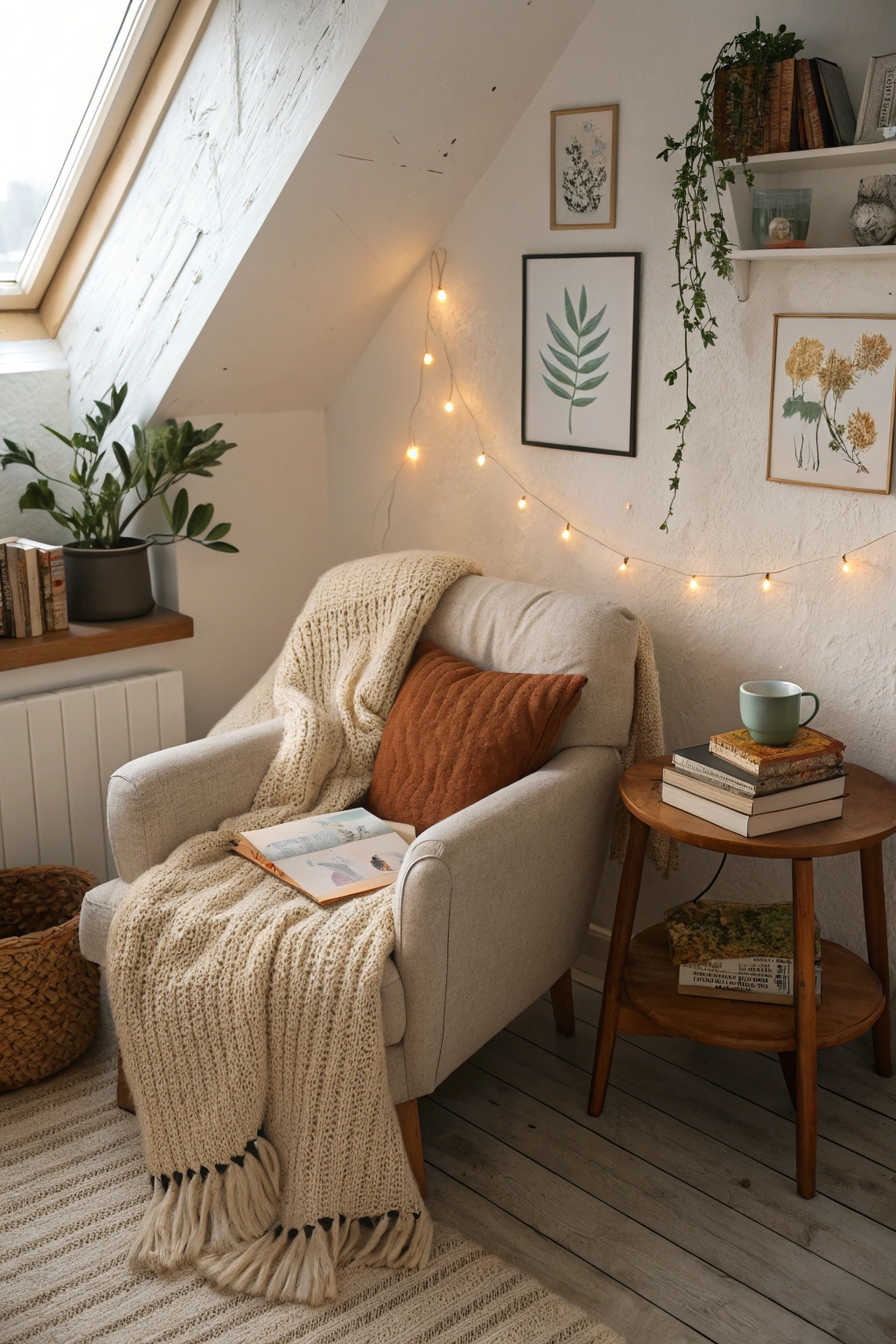 cozy reading nook design