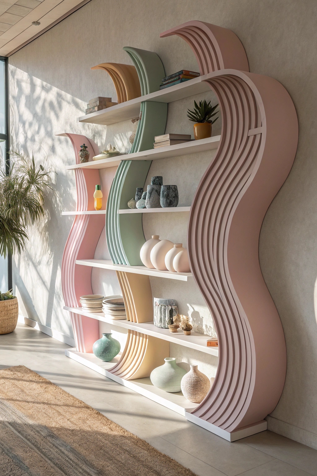 curved storage design solutions