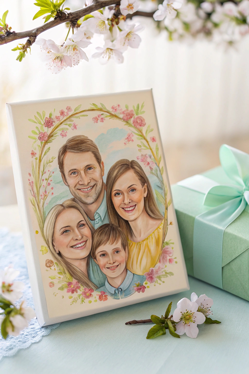 custom artistic family artwork