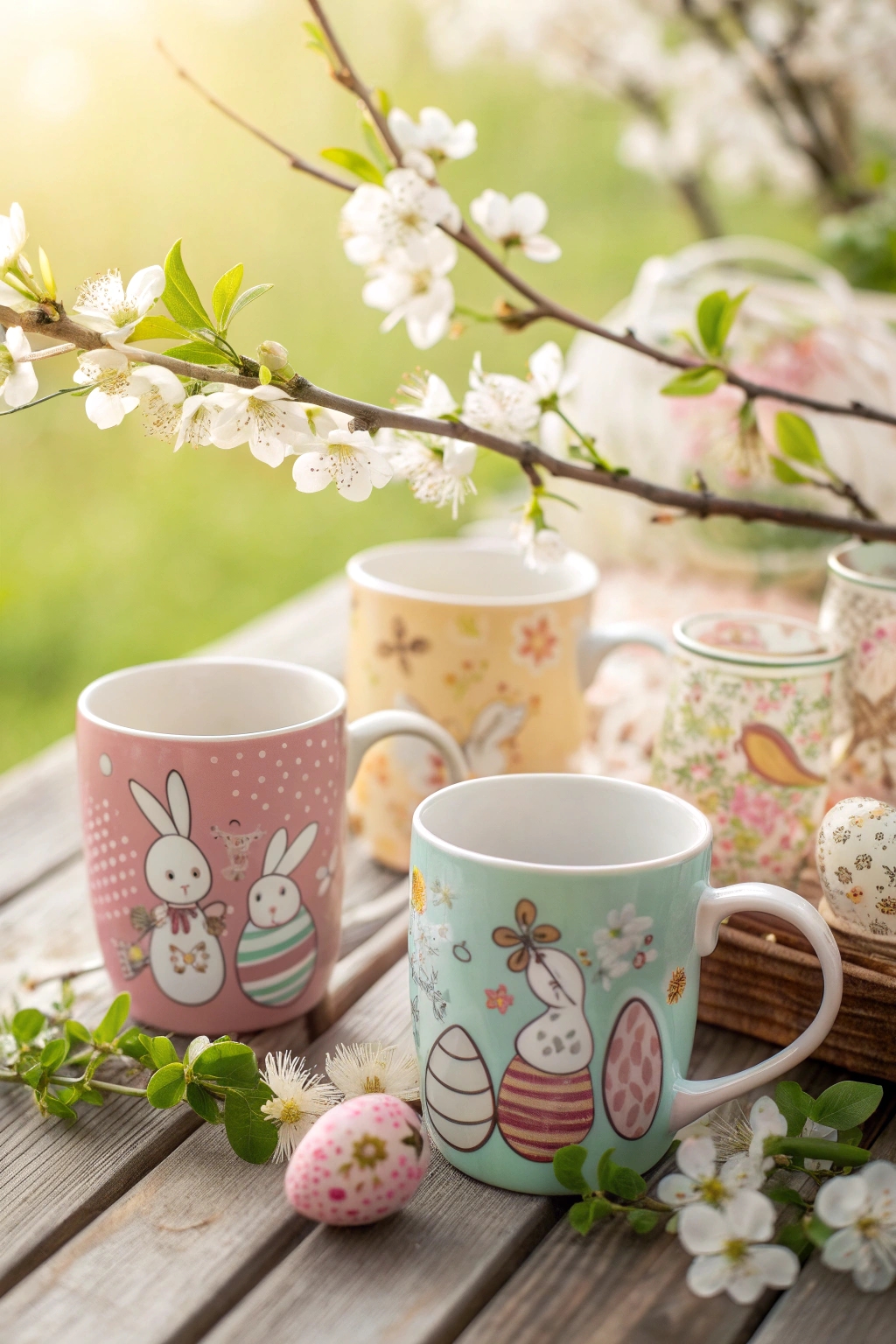 customizable easter coffee cups