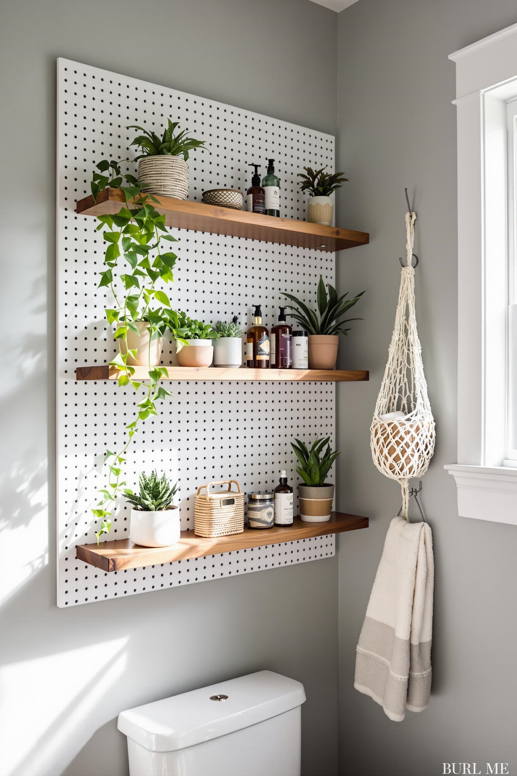 customizable organizational pegboard system