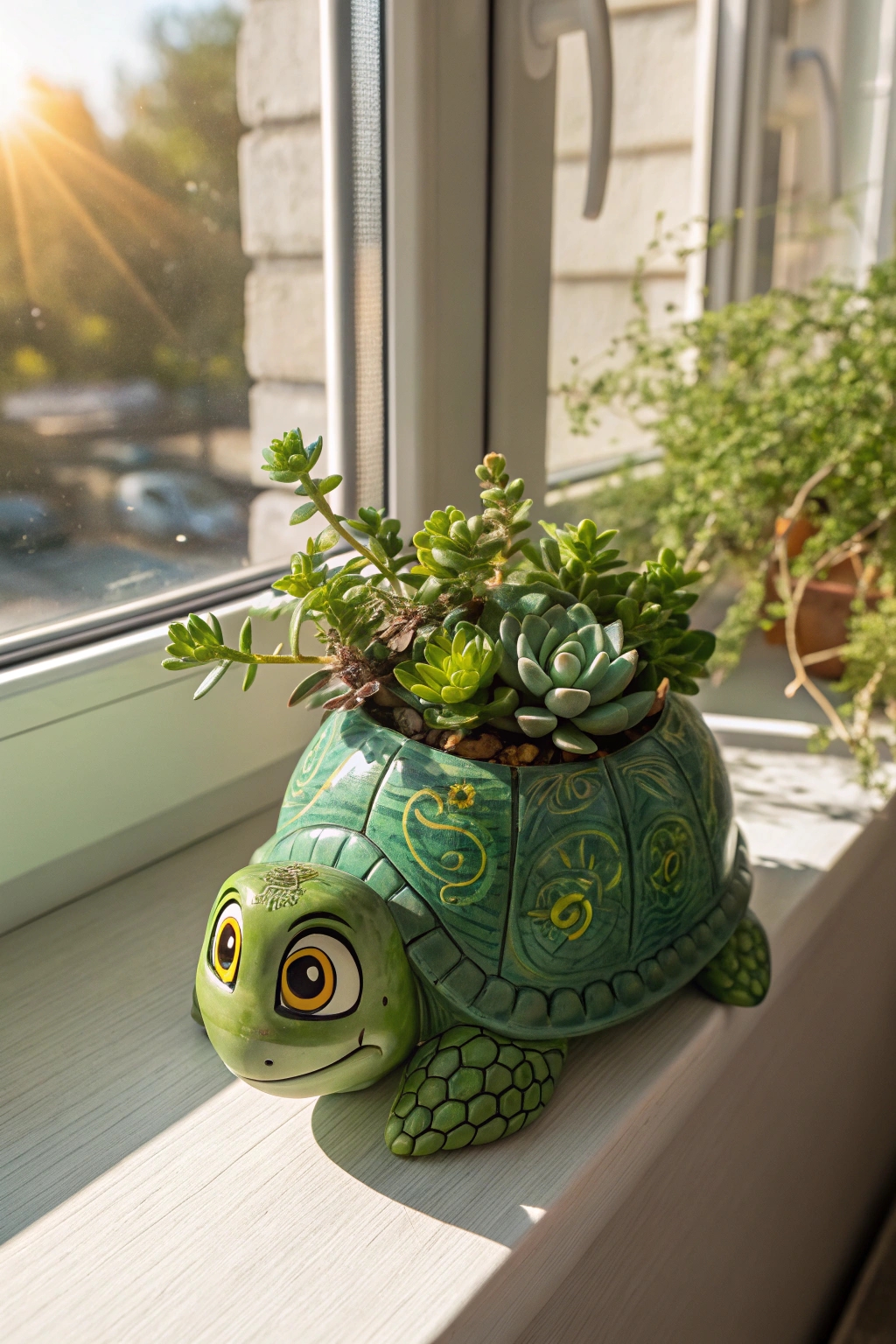 cute turtle shaped planter