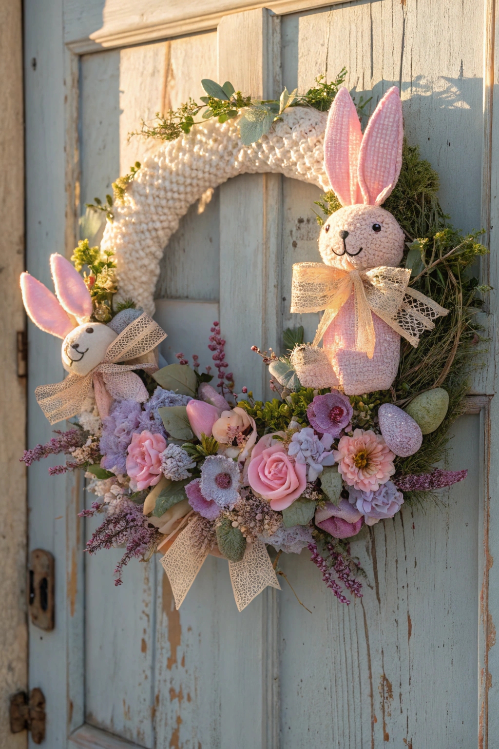 decorative easter themed wreath