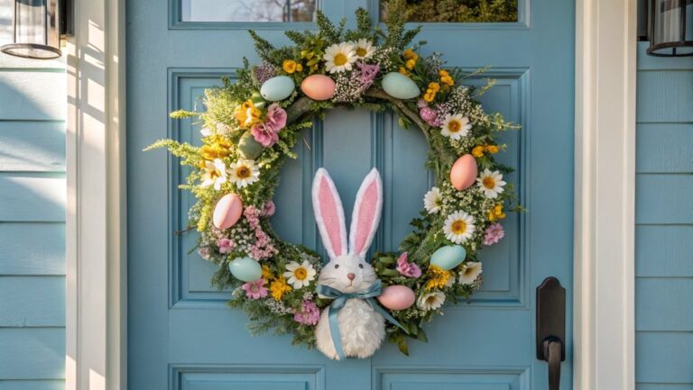 easter bunny wreath decorations