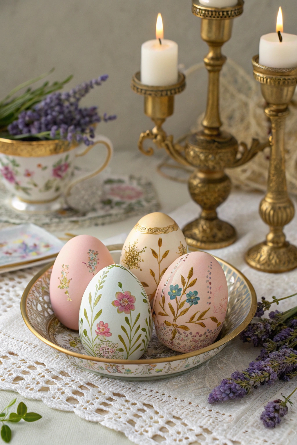 easter egg vintage display