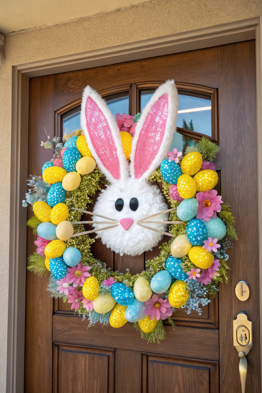 easter themed decorative wreath