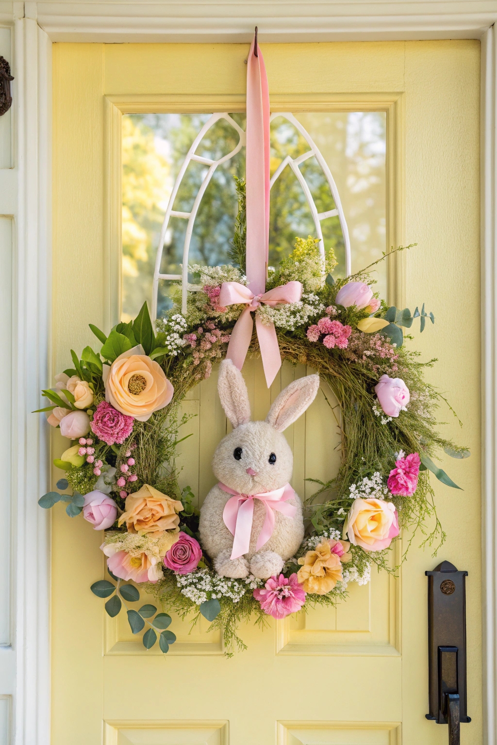 easter themed decorative wreath