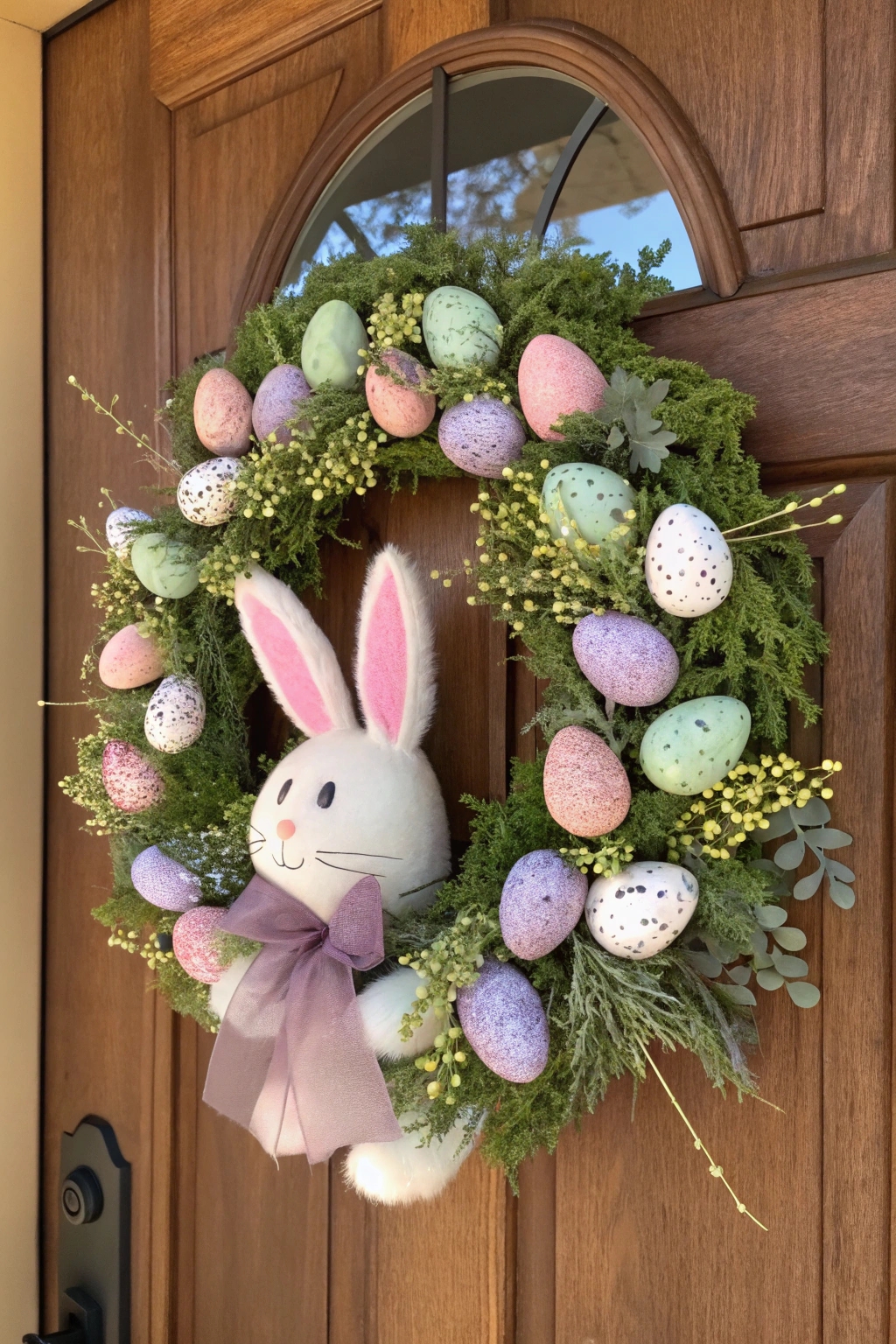 easter themed decorative wreath