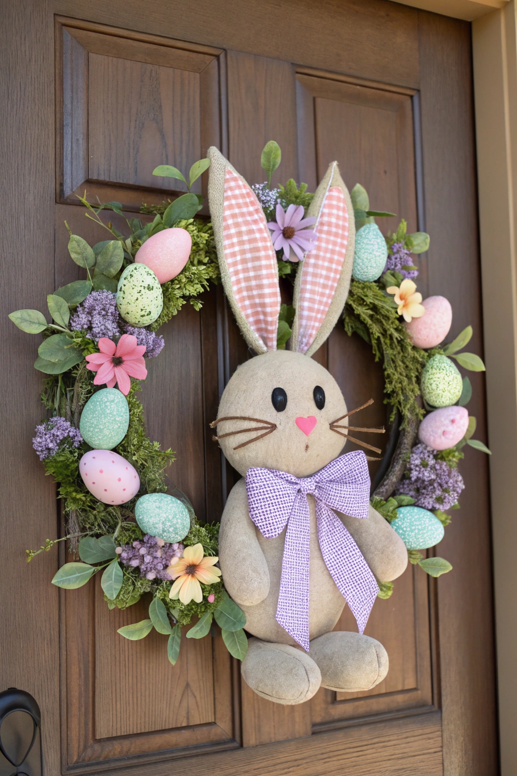 easter themed decorative wreath design