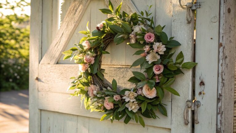 elegant easter door decor