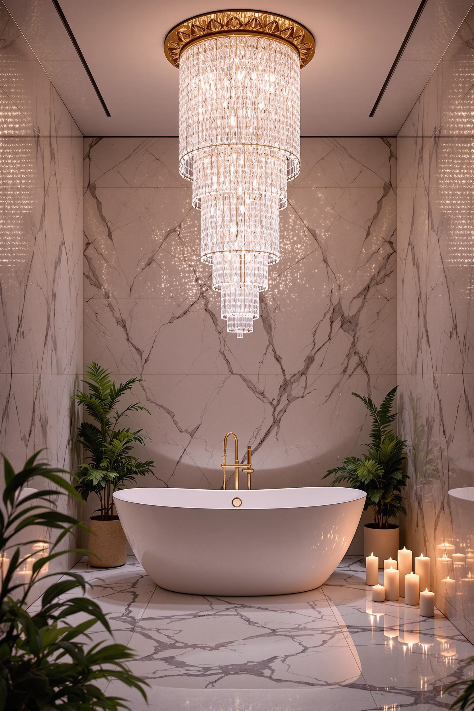 elegant lighting statement piece