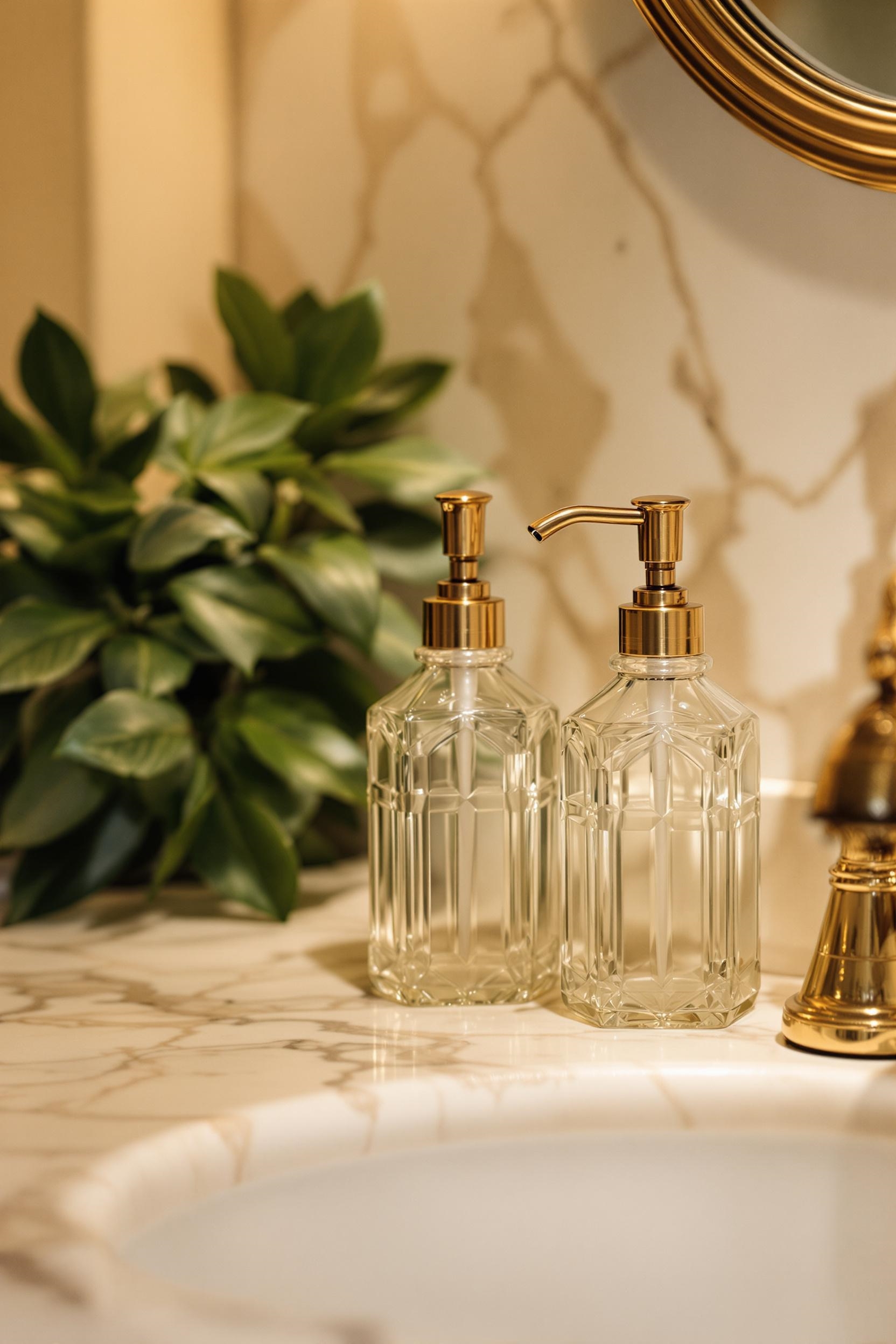 elegant liquid soap containers