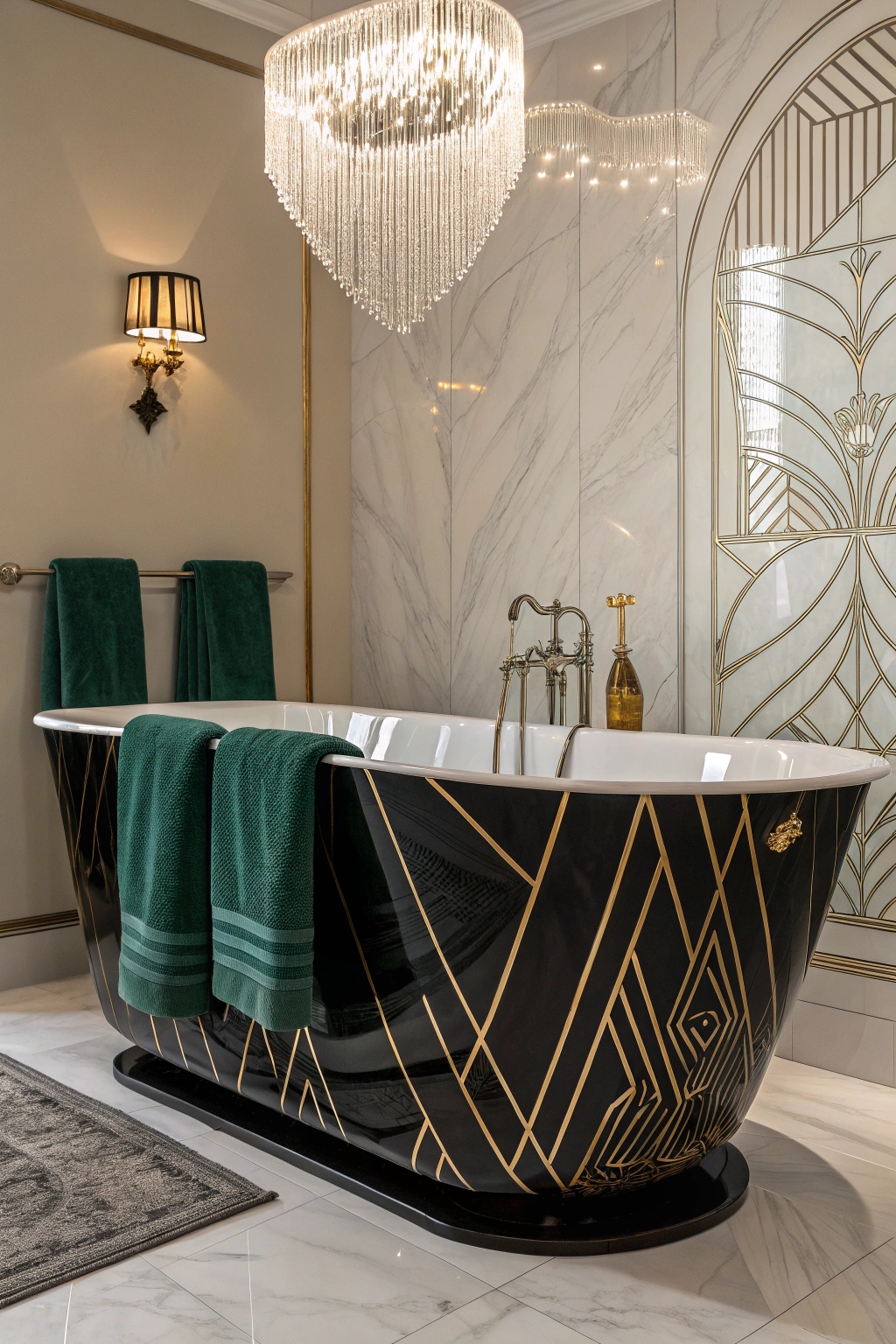 elegant vintage black tub