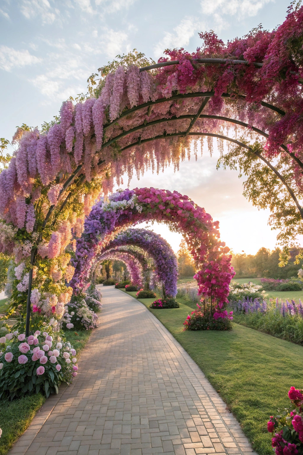 floral decorated grand entrance