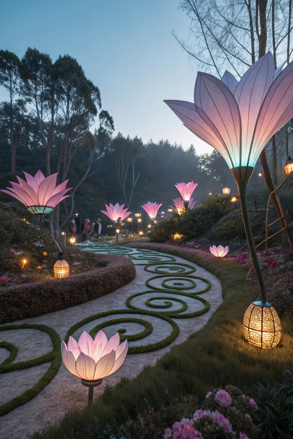 magical illuminated art displays