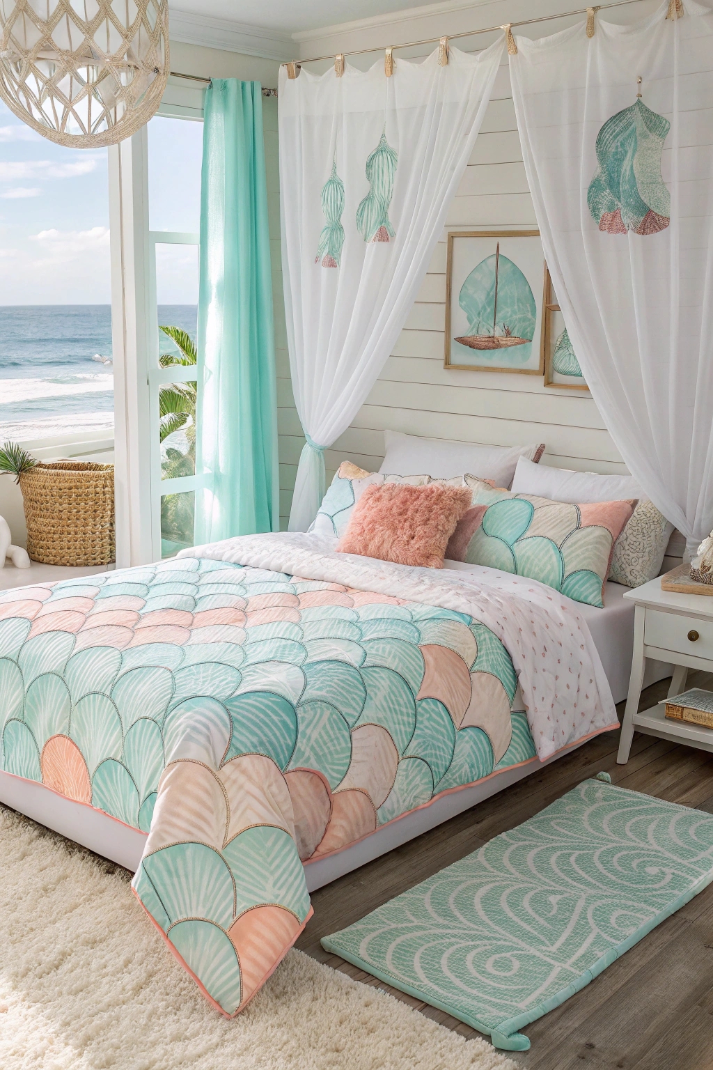 ocean themed bedding selection