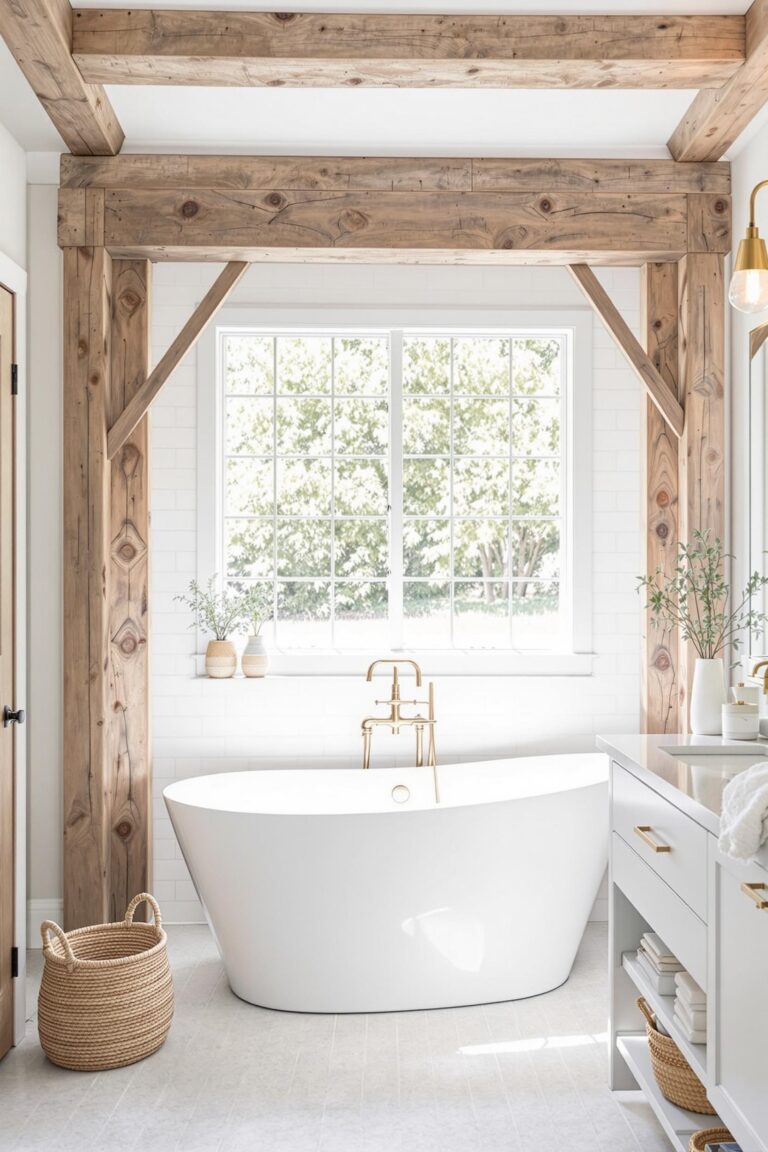 rustic chic bathroom inspiration