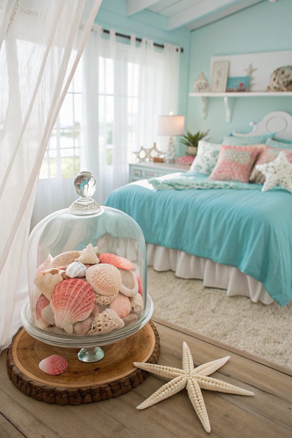 seashell collection display idea