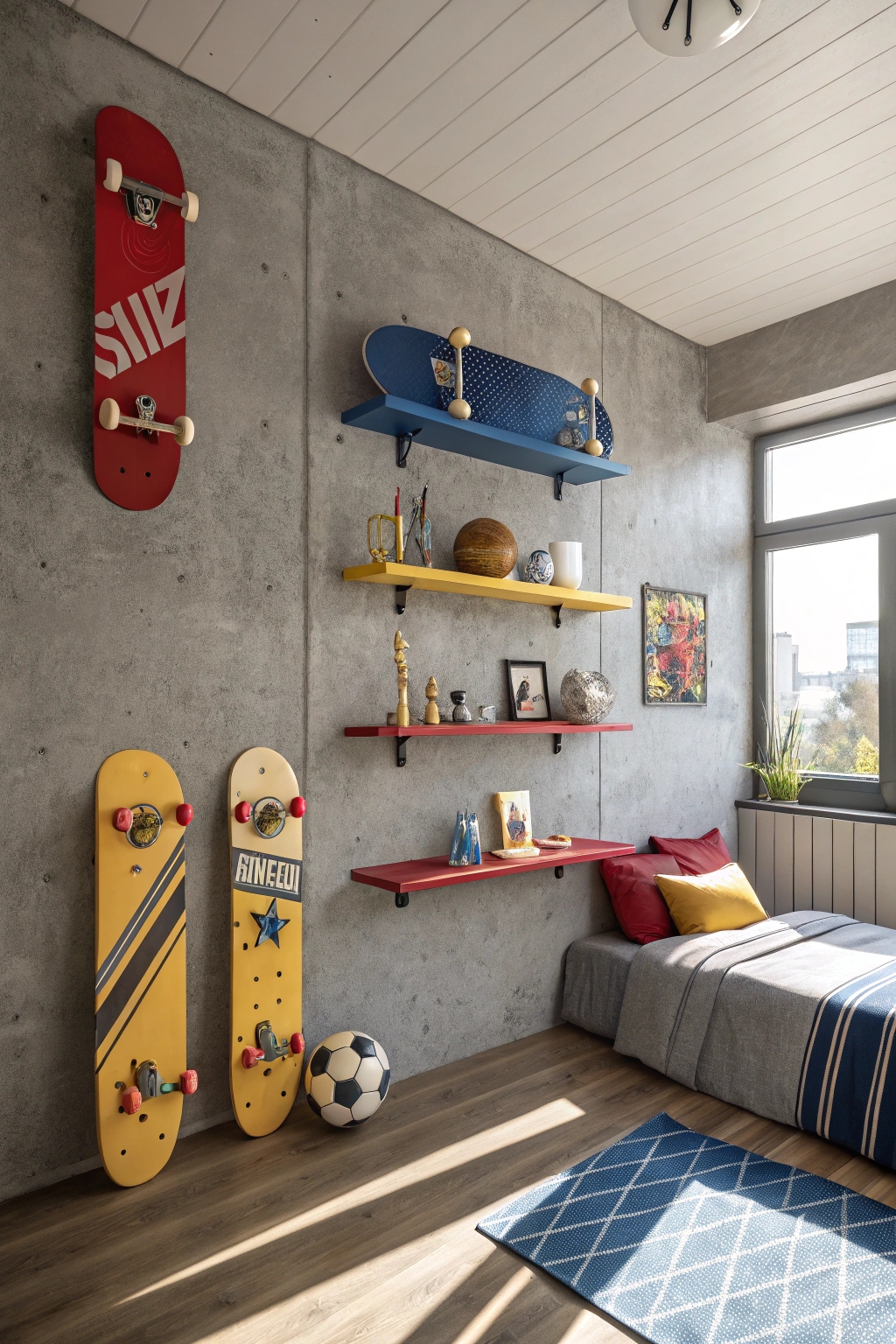 skateboard shelves for fans