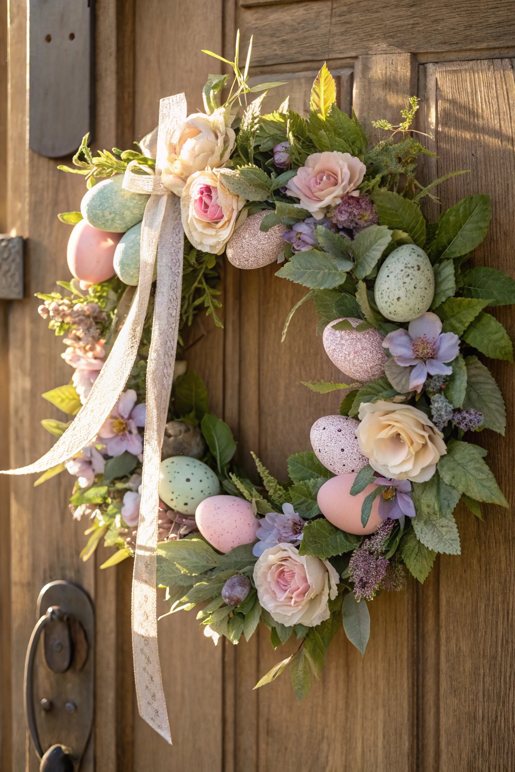 spring floral wreath design