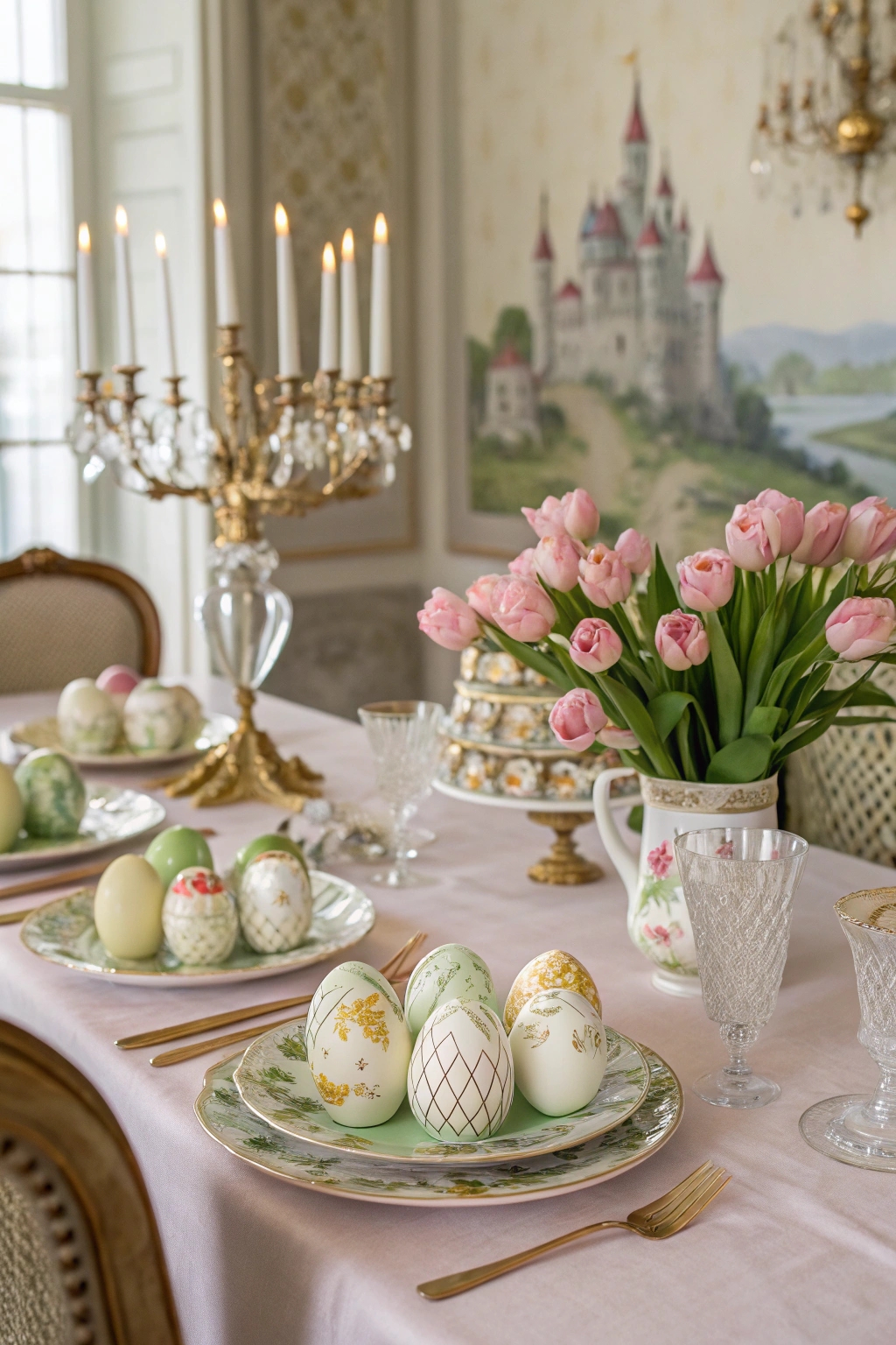 stylish easter egg arrangements