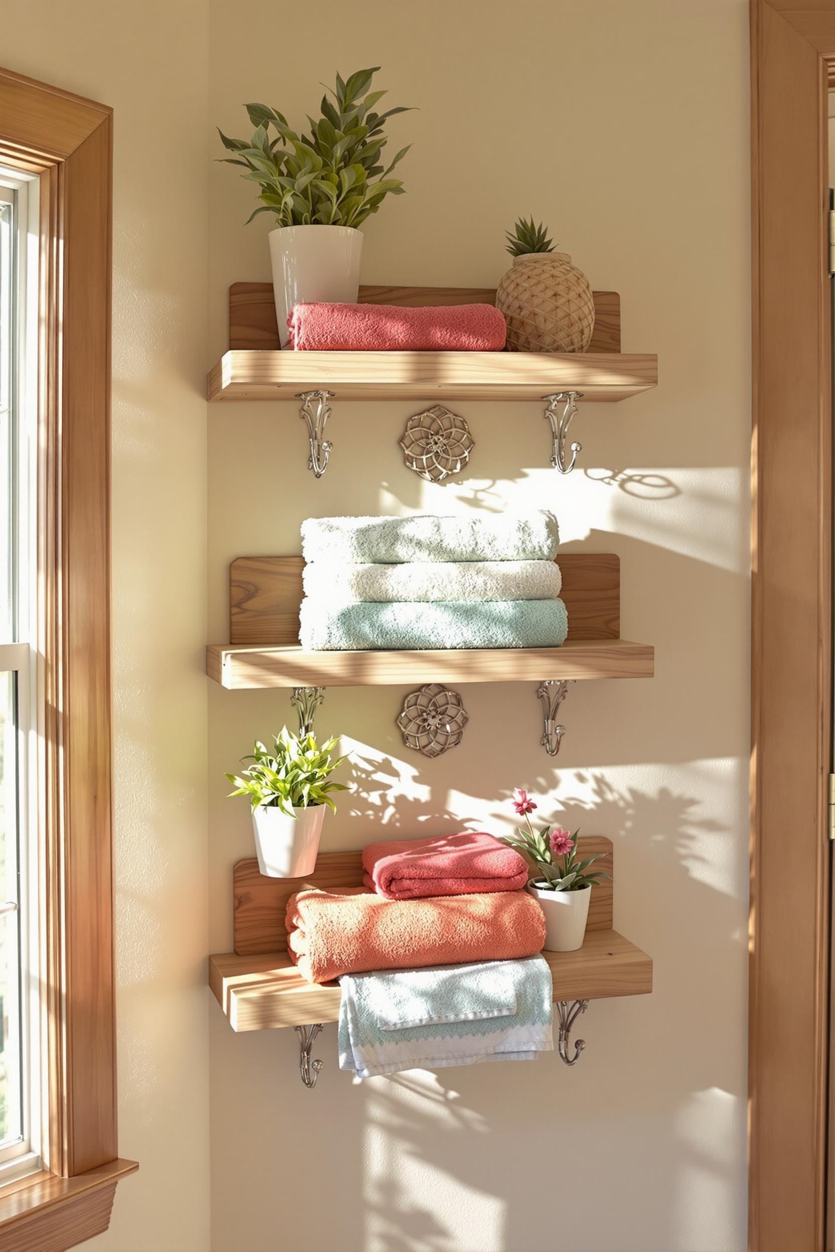 stylish hooks with shelves