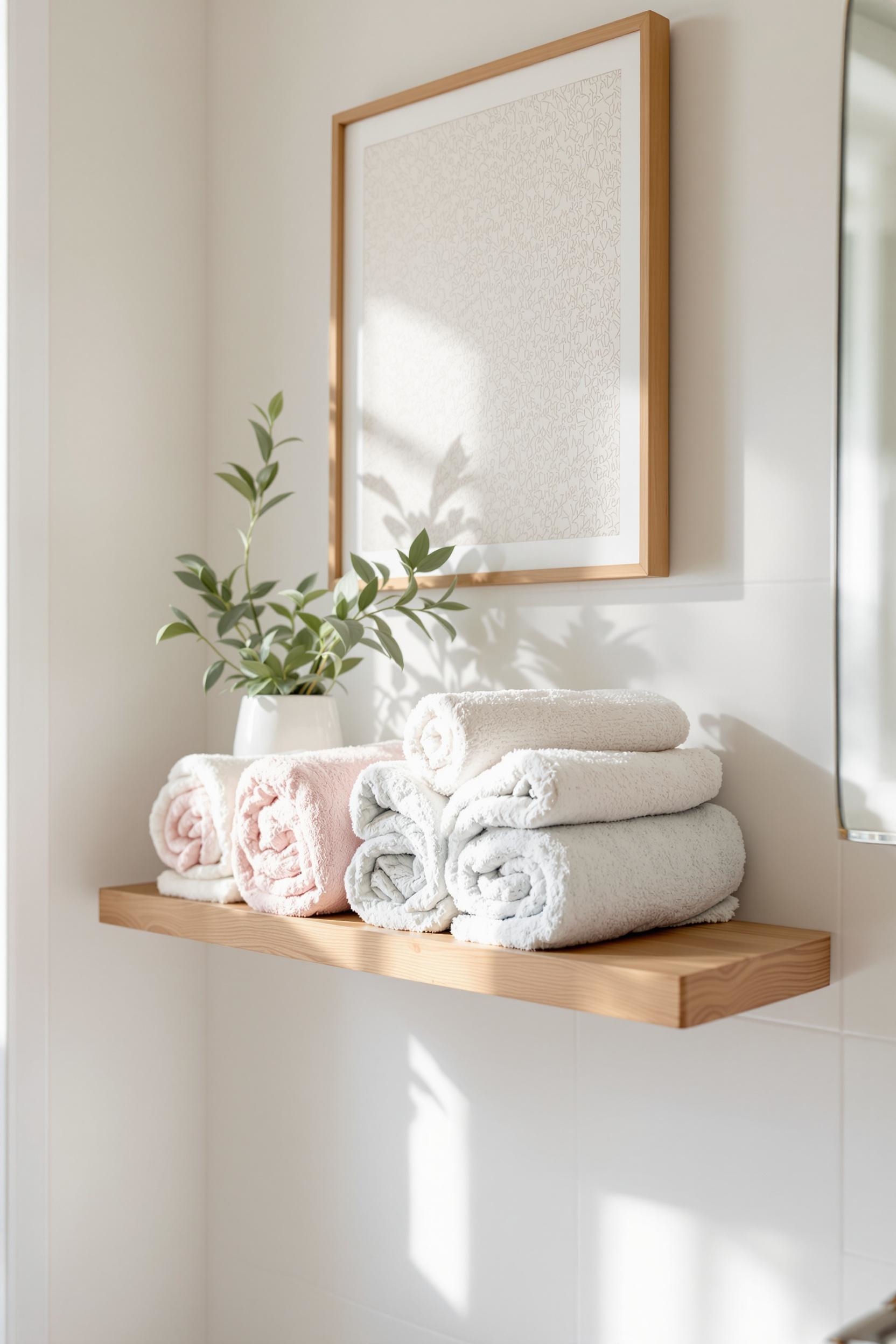 stylish towel storage solution