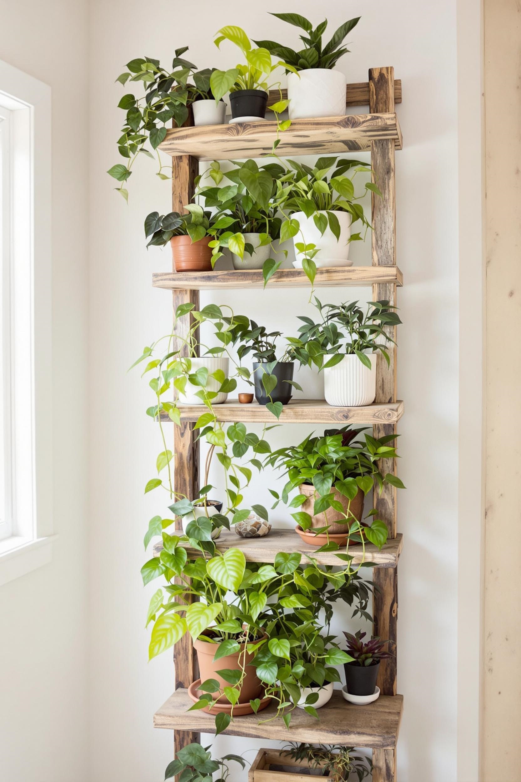 tiered shelf for plants