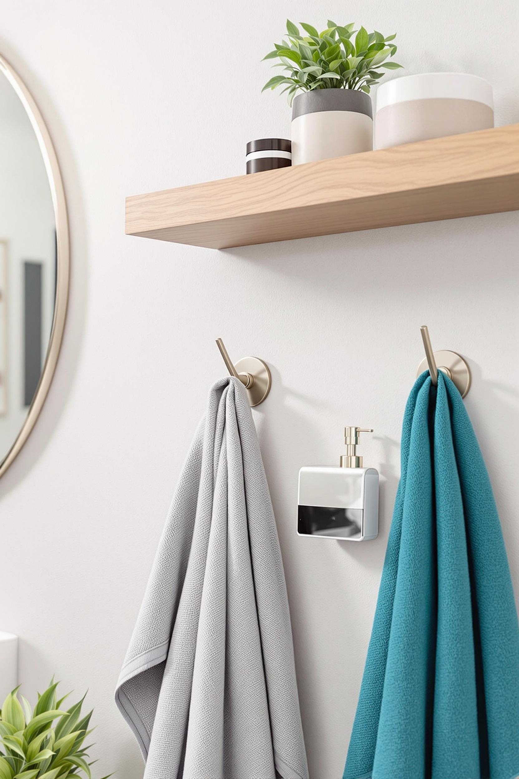 towel and accessory hooks