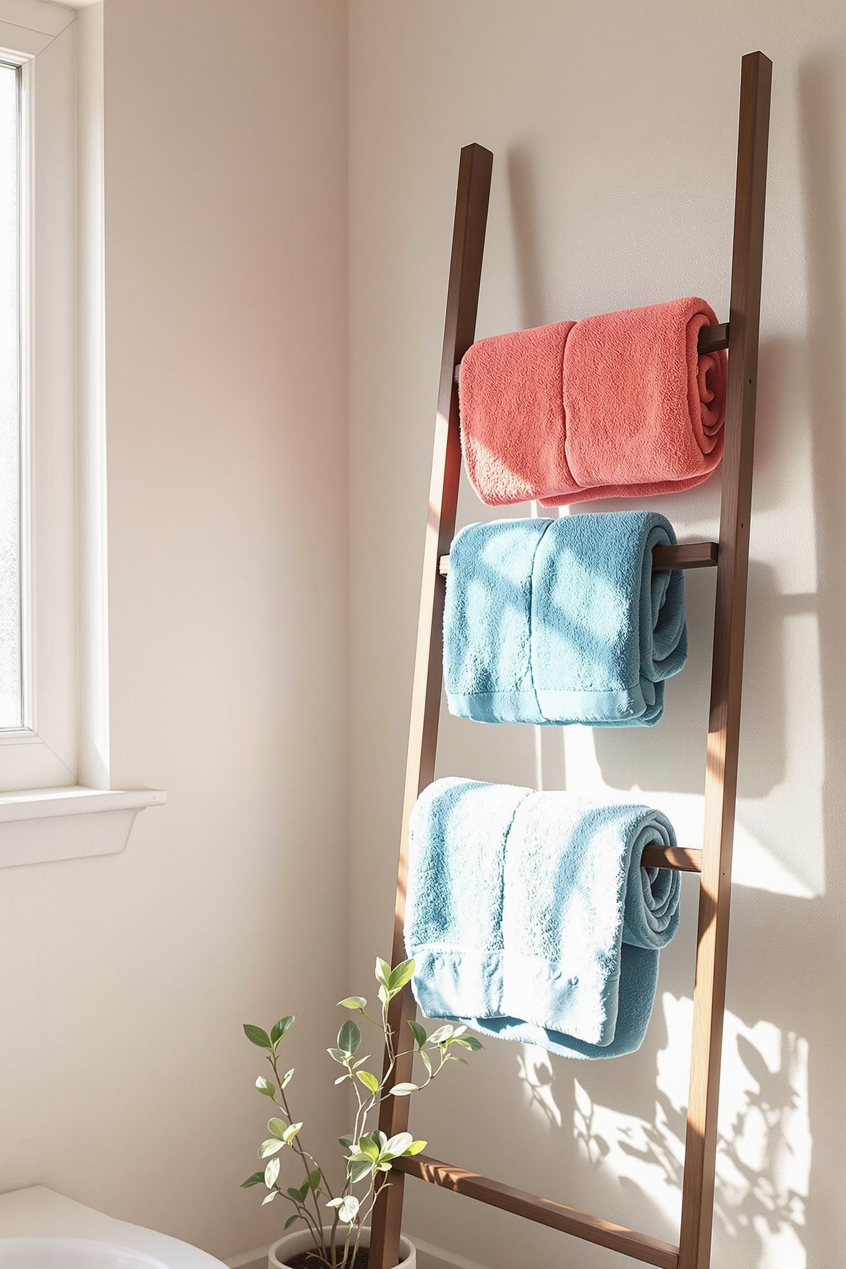 towel storage display rack