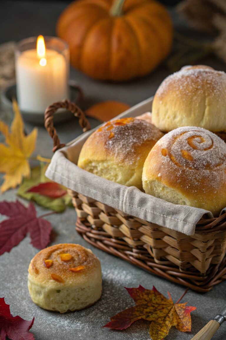 vegan pumpkin dinner rolls