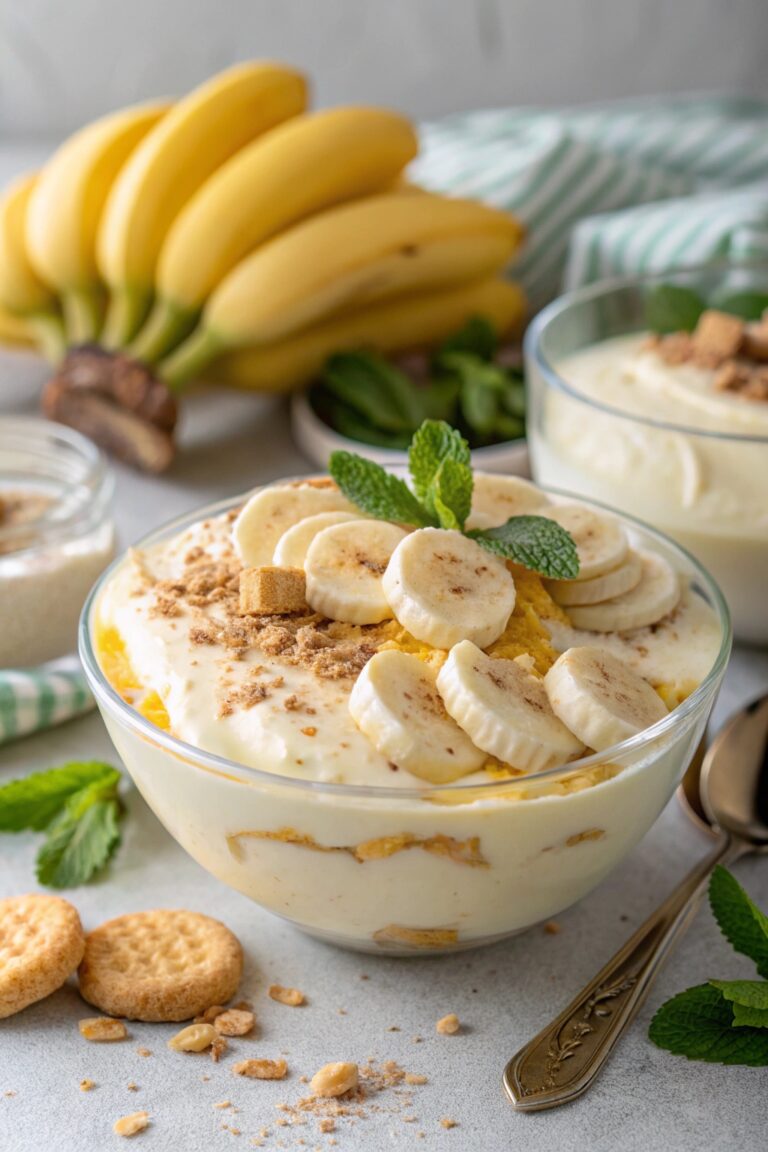 vegan southern banana pudding