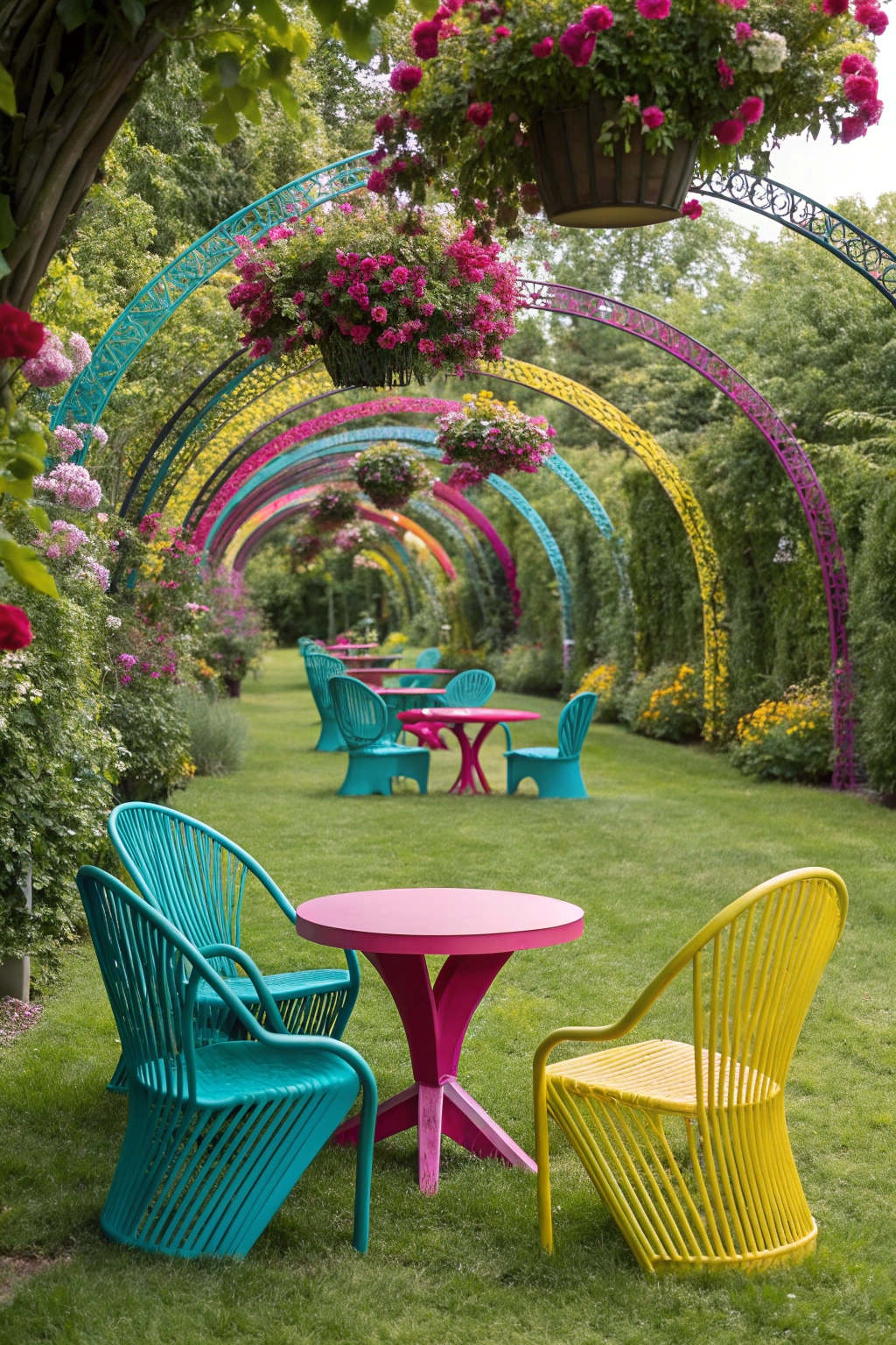 vibrant outdoor seating collection