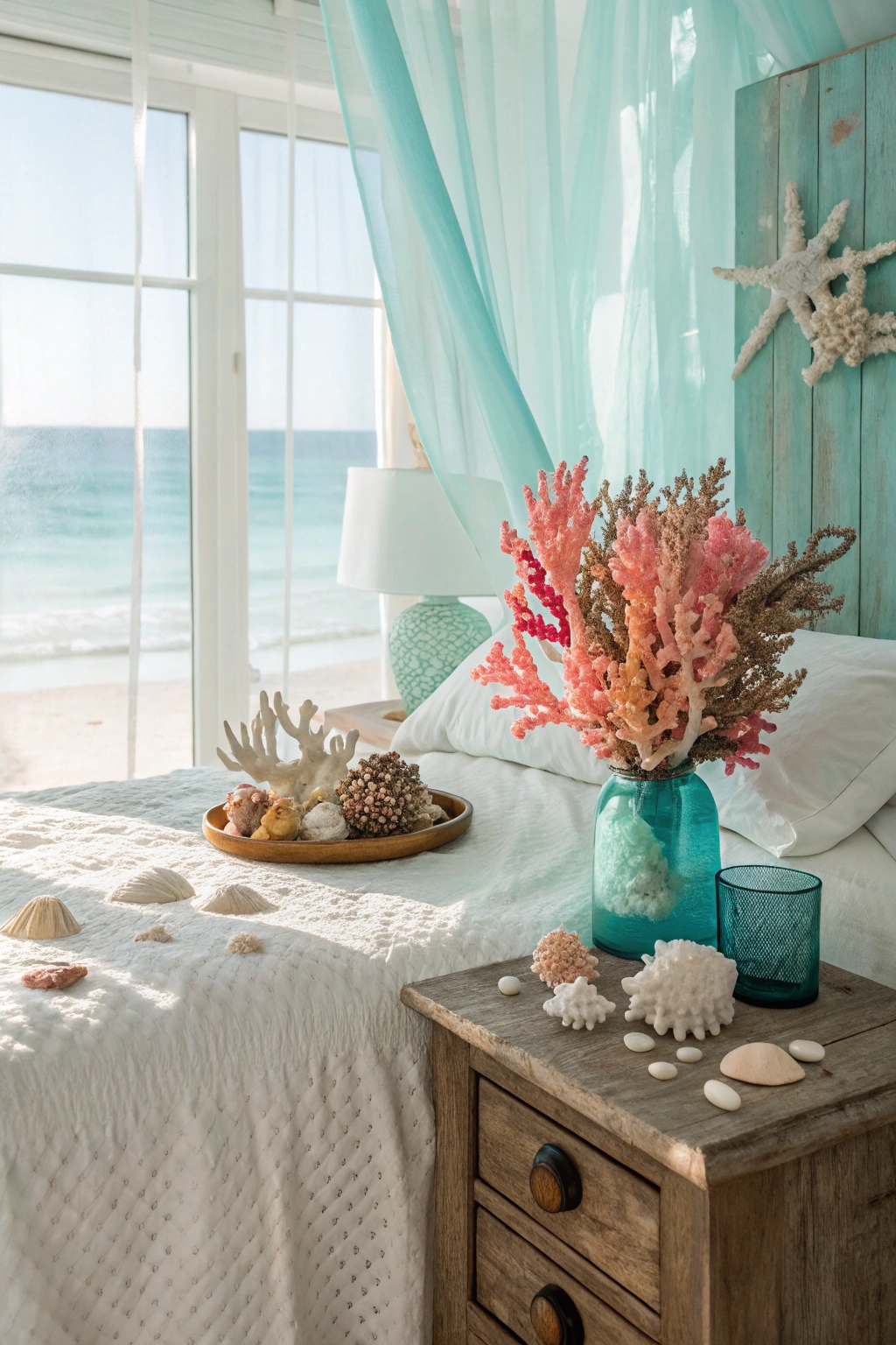 vibrant underwater inspired decorations