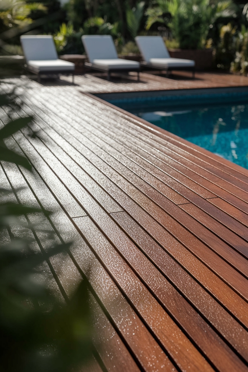 anti slip wood decking