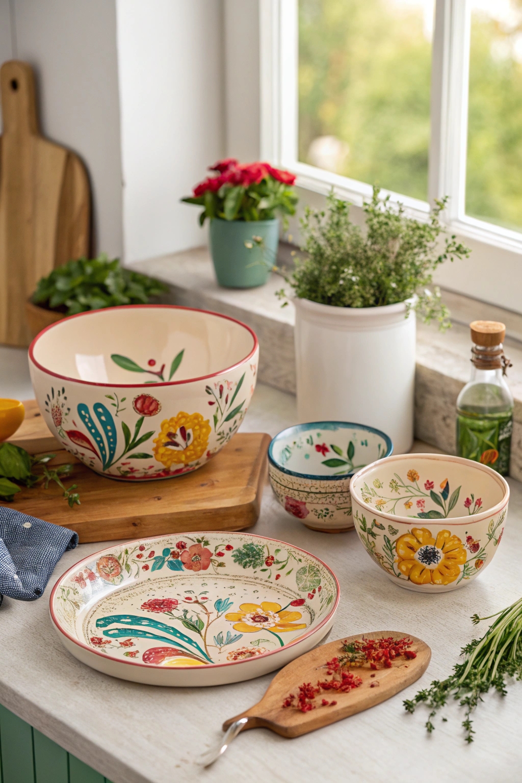 artisan crafted ceramic tableware