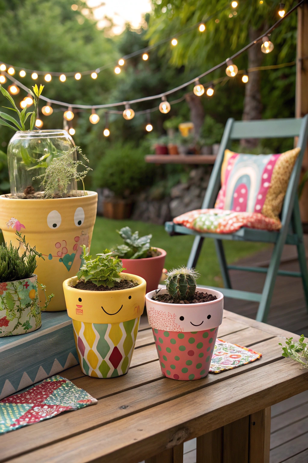 charming outdoor decorative accents