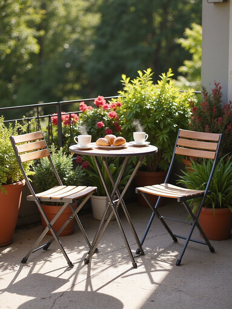 compact portable dining table