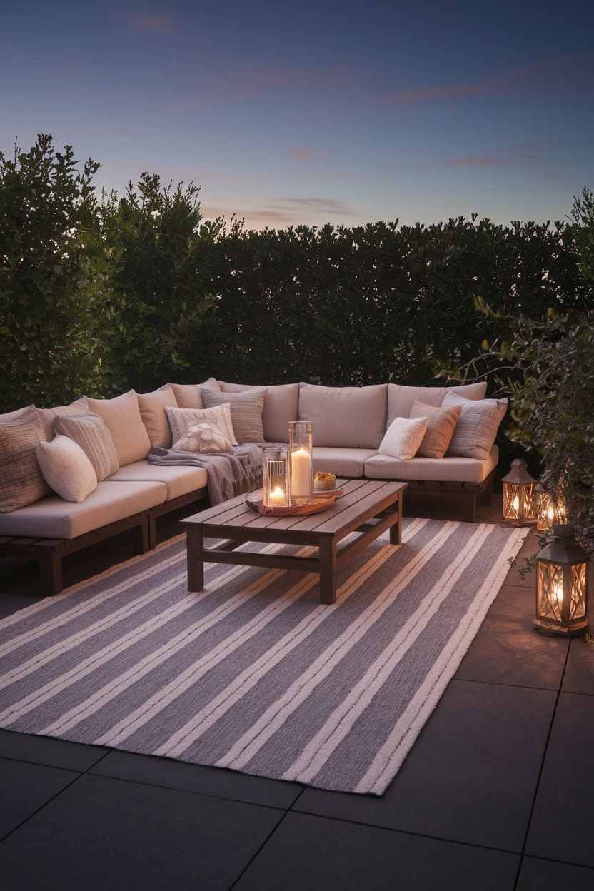 cozy outdoor furniture design