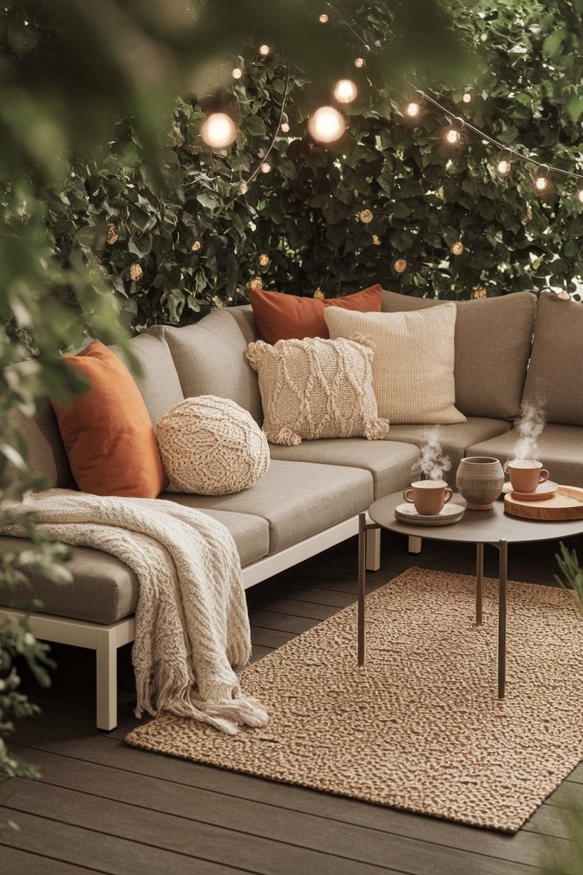 cozy outdoor living spaces