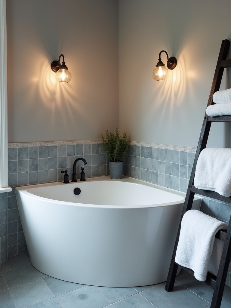 efficient corner bathtub design