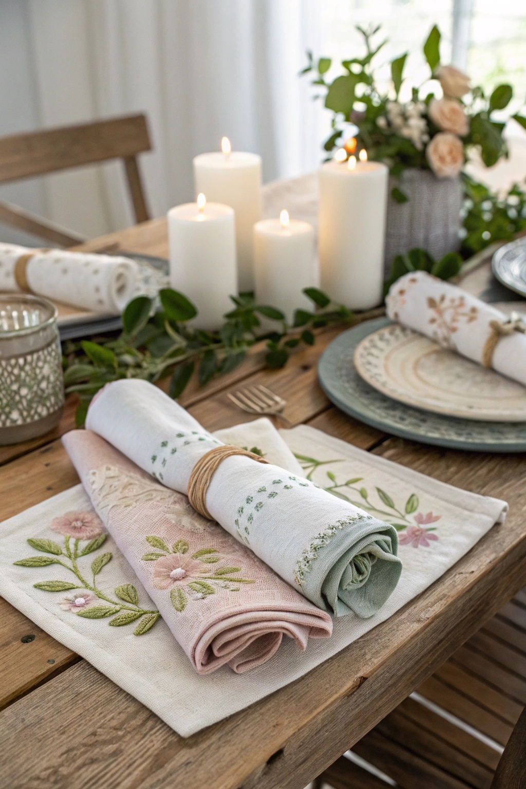 elegant fabric napkin holders